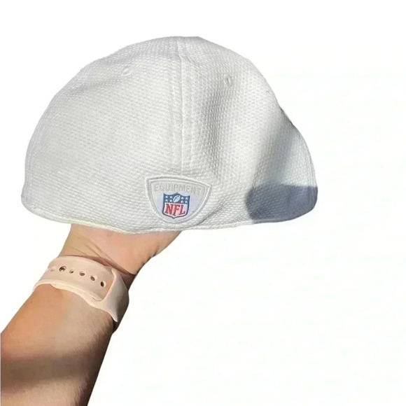 Pro Bowl Hat Cap Size M-L White Orange Embroidered Football New Era Adult - Picture 2 of 4